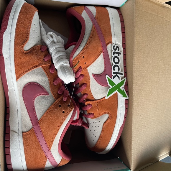 Nike SB Dunk low pro Dark Russet/Cedar-Summit White Reinette Fonce/Cedre size 12